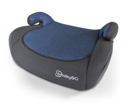 BabyGO Booster i-Size Sitzerhöhung Sitzschale 125-150 cm blau melange