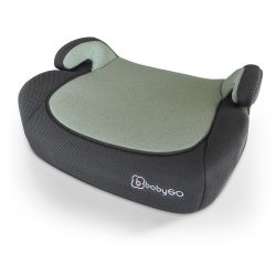 BabyGO Booster i-Size Sitzerhöhung Sitzschale 125-150 cm grün melange