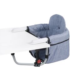 Chic 4 Baby Tisch-Sitz RELAX universelles Befestigungssystem Jeans hellblau