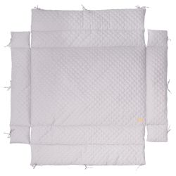 Roba Kids Universal Laufgittereinlage 75x100 - 100x100 cm Style Silbergrau