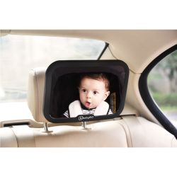 BabyGo Car Seat Mirror Auto Spiegel black