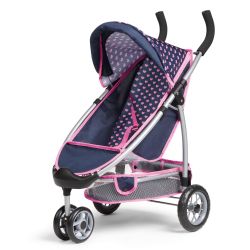 Bayer Design Puppenwagen Jogger Sport Buggy Herzchen rosa blau