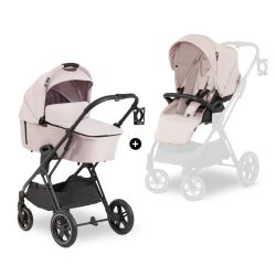 Hauck Select Kombi Kinderwagen Vision X Set Black Melange Beige