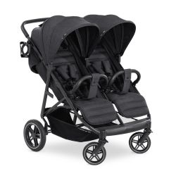 Hauck Select Zwillings- u. Geschwisterwagen Uptown Duo Melange Black