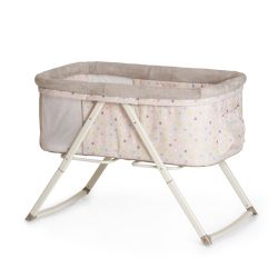 Hauck Beistellbett Stubenwagen Babybett Dreamer multi dots sand