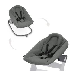 Hauck Alpha Bouncer Premium Dark Grey Babywippe