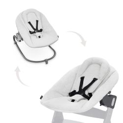 Hauck Alpha Bouncer Premium Light Grey Babywippe