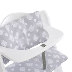 Hauck Core Sitzverkleinerer Sitzpolster Highchair Pad Deluxe Teddy Grey