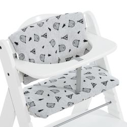 Hauck Select Sitzverkleinerer Sitzpolster Highchair Pad Deluxe Nordic Grey