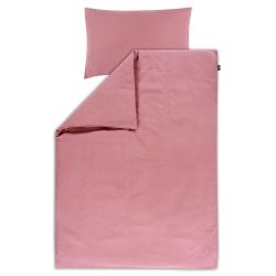 Alvi Bettwäsche Mull für Kinderbett mit Knopf fox glove berry 100x135 cm