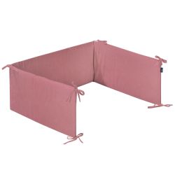 Alvi Nestchen Bettumrandung Polster Standard Mull fox glove berry 180 cm