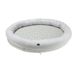Alvi Schlummer-Nestchen XL Organic Cotton Drifting Leaves Ø100cm
