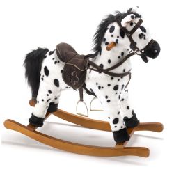 Bayer Chic 2000 Schaukelpferd Carlotta 46 cm mit Sound weiss