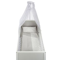 Alvi Bettset Himmelset für Kinderbett Aqua Dot 100x135 cm