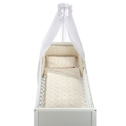 Alvi Bettset Himmelset für Kinderbett Rose Garden 100x135 cm