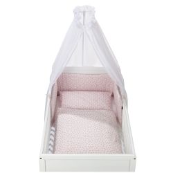 Alvi Bettset Organic Cotton für Kinderbett Curly Dots 100x135 cm