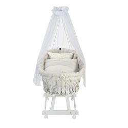 ALVI Stubenwagengarnitur Birthe 3-tlg. Aqua Dot