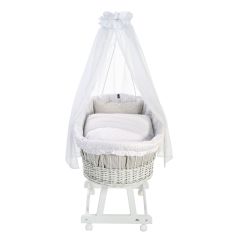 ALVI Stubenwagengarnitur Birthe 3-tlg. Raute taupe