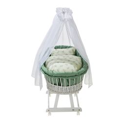 Alvi Stubenwagengarnitur Birthe 3tlg. Teddy 1961 Organic Cotton 80x80 cm