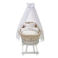 ALVI Stubenwagengarnitur Birthe 3-tlg. Organic Cotton Olifant