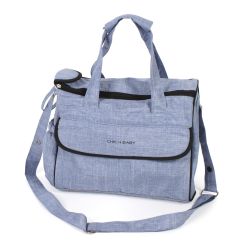 Chic 4 Baby Wickeltasche KOMFORT Jeans hellblau