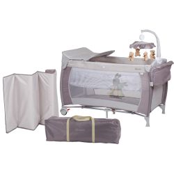 BabyGo Sleeper delux Reisebett Spielbett beige
