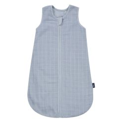 Alvi Mull Schlafsack Leicht, für Frühjahr und Sommer uni blau 110 cm
