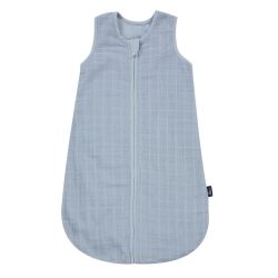 ALVI Schlafsack Mull uni blau Größe 100cm