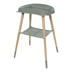 Bebe-Jou Badewannenständer Sense Breeze Green mit schönen Holzbeinen