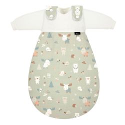 ALVI Baby-Mäxchen Schlafsack 3-tlg. Jersey Baby Forest Größe 74/80