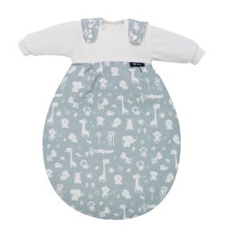 ALVI Baby-Mäxchen Schlafsack 3-tlg. Animals blau Größe 80/86