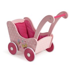 Bayer Chic 2000 Holz-Puppenwagen PAPILIO pink
