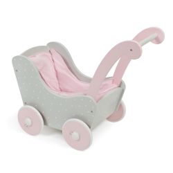 Bayer Chic 2000 Holz-Puppenwagen Puntos grey