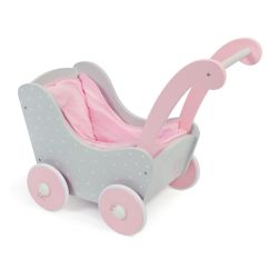 Bayer Chic 2000 Holz-Puppenwagen Puntos grey