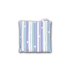 Theraline Kirschkernkissen 23 x 26 cm Streifen blau Kirschkerne