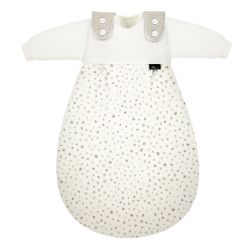 ALVI Baby-Mäxchen Schlafsack 3-tlg. Jersey Aqua Dot Größe 86/92