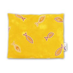 Theraline Kirschkernkissen 23 x 26 cm Fische gelb Kirschkerne