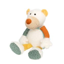 Sigikid Kuscheltier Patchwork Sweety Eisbär 31 cm weiß/mehrfarbig