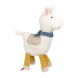 Sigikid Kuscheltier Patchwork Sweety Lama 29 cm weiß/gelb