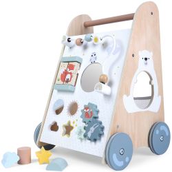 Bayer CHIC 2000 Activity-Walker Lauflernwagen Waldtiere blau