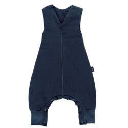 ALVI Ganzjahresschlafsack Schlafsack mit Beinen Mull poseidon Größe 80