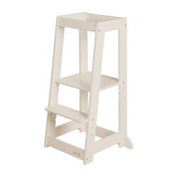 roba Lernturm Monti Step Montessori  Tritthocker Küchenhelfer Cashmere