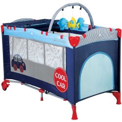 BabyGo Sleeper Sleepwell Reisebett Spielbett blue