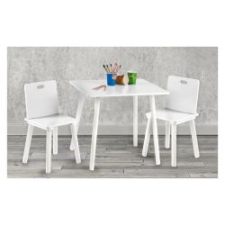Roba Kids Kinder Sitzgruppe Kindermöbel Set Holz, weiß lackiert