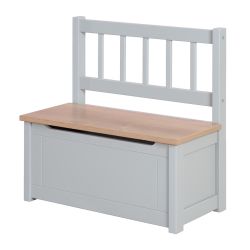 Roba Kids Kindertruhenbank Spielzeugtruhe Woody - holz taupe
