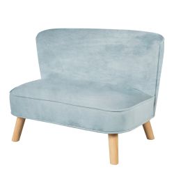 Roba Kindersofa Lil Sofa Kindercouch mit Holzfüßen Sky/Hellblau