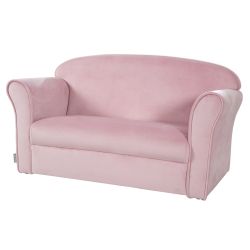 Roba Kindersofa Lil Sofa mit Armlehnen Kindercouch rosa