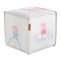 Roba Kids Kinderhocker in Würfelform Peppa Pig - beige