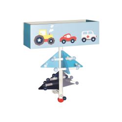 Roba Kids Garderobe mit schwenkbaren Armen Rennfahrer 