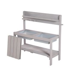 Roba Kids Kinder Outdoor Gartenküche Fun Holz, Matschküche wetterfest